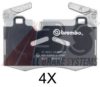 A.B.S. 37779S Brake Pad Set, disc brake
